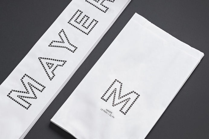 Mayer Boulangerie Identity - Mindsparkle Mag Forma & Co designed the identity for Mayer Boulangerie. #logo #packaging #identity #branding #design #color #photography #graphic #design #gallery #blog #project #mindsparkle #mag #beautiful #portfolio #designer
