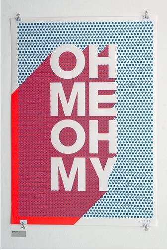 Tumblr #halftone #bold #poster #typography