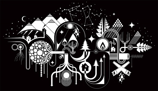 MWM Graphics | Matt W. Moore #white #black #symbols #illustration #stars #and