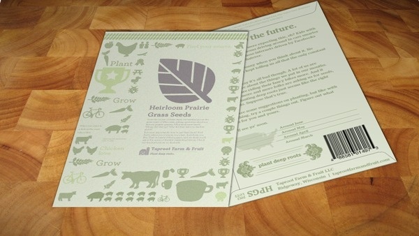 Seed Packs #packaging #neutral #seeds #taproot