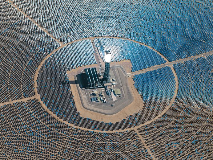 Solar Power Plants on Behance