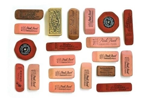 oh, hello friend: you are loved.: a collection trade: #pink #erasers #organized