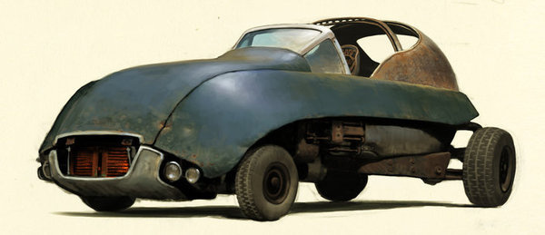 MCBarett Thunderwhale http://cghub.com/images/view/68709/ http://cghub.com/files/Image/068001 069000/68709/374_large.jpg #whale #mcbarett #imaginery #madmax #painting #realistic #thunderwhale #car