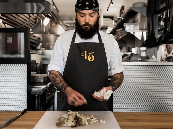 Taverne Louise is a new restaurant whose menu and identity reflects a crossroads between tradition and modernity. For more of the most beautiful designs visit mindsparklemag.com