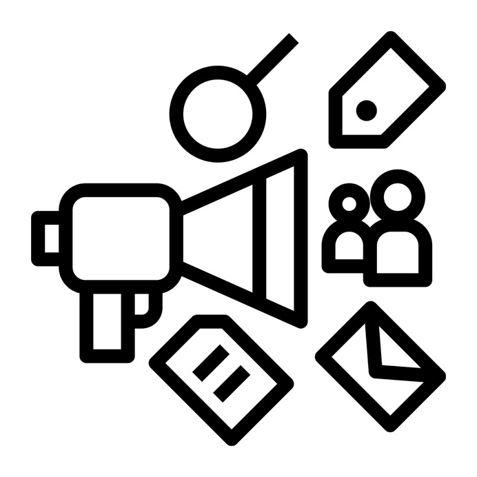 See more icon inspiration related to campaign, Ad, seo, bullhorn, digital campaign, seo and web, emails, publicity, communications, messages, marketing, envelope, digital and social media on Flaticon.