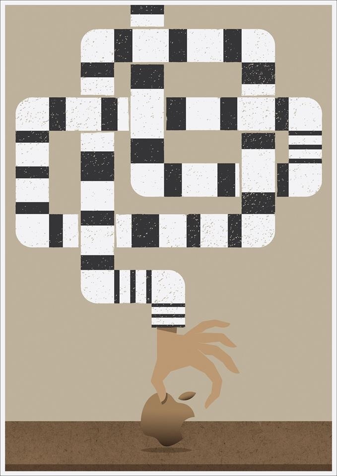"Who Stole My Mac!" by Miguel Angélus Batista #illustration #halftone #miguelangelusbatista #apple #macbook #imac #vector #vectorart