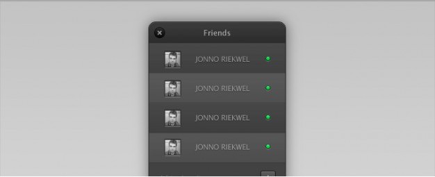 Avatar button list Free Psd. See more inspiration related to Button, Avatar, List and Horizontal on Freepik.