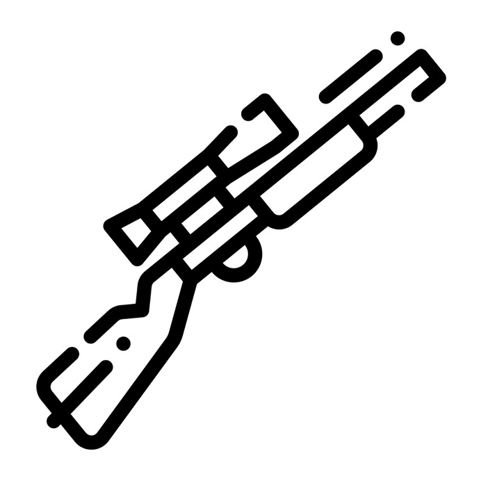 See more icon inspiration related to gun, arm, war, weapon, rifle, miscellaneous, pistol and weapons on Flaticon.