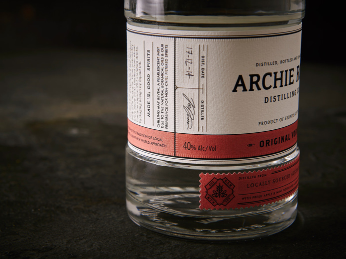 Archie Rose Spirit Range by Squad Ink / AGDA Awards