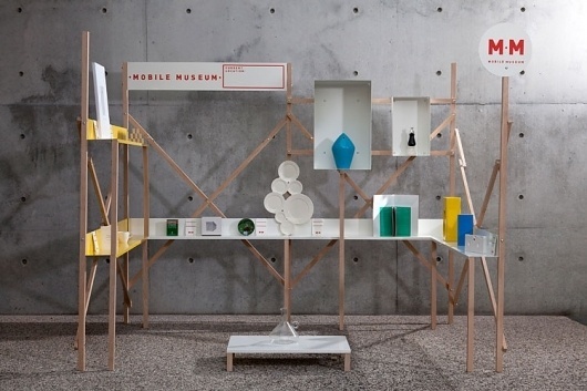 Build Process : Mobile Museum #museum #installation #exhibition #wood #mobile #scenography