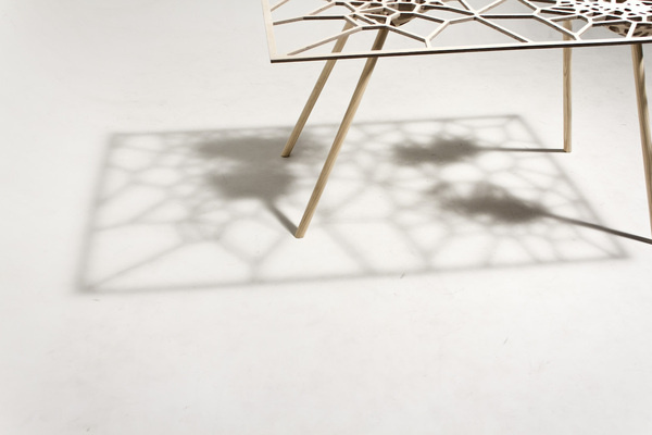 CJWHO ™ (Fall Off Table) #design #interiors #wood #furniture #art #grasshopper #table