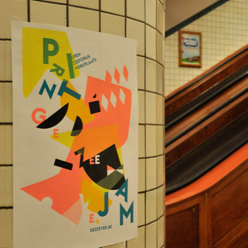 #screenprint #gezeever #poster #zeefdruk #printjam #antwerp