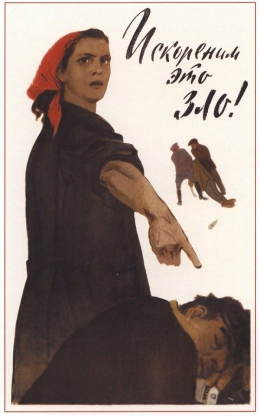 Soviet Anti-Alcohol Posters, 1929-1969 | Retronaut #poster #typography