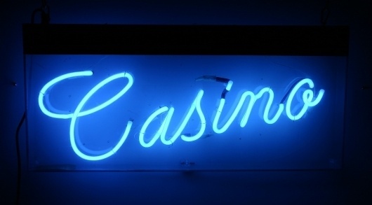 Neon Circus + hire neon signs - neon sign hire #casino #blue #neon