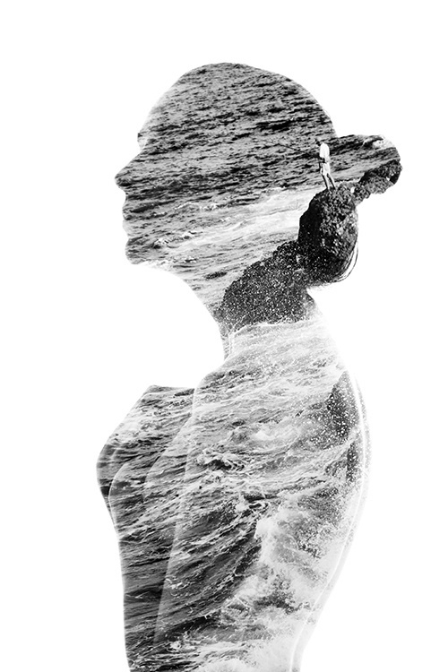 Stunning photo manipulations by Aneta Ivanova #overlay #photography #woman #nature