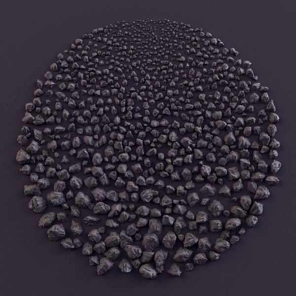 Stone Fields by Giuseppe Randazzo #generative #field #stone #ston #fractal #art #3d