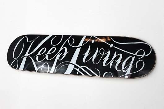 justlucky #living #melton #drew #keep #skateboard #typography