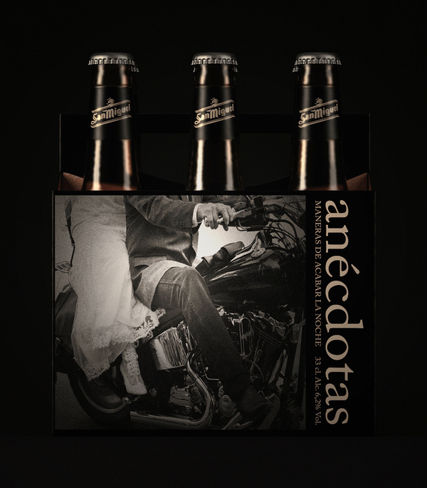 San Miguel Anécdotas #packaging #beer #label #bottle