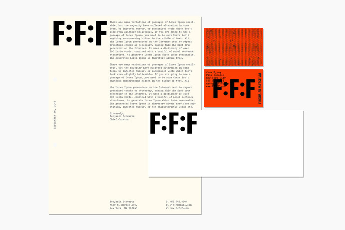 Fluxus Film Festival by Patrick Slack — The Brand Identity