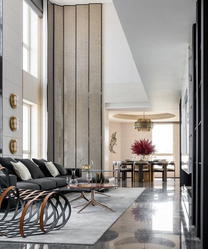 Penthouse of Vanke Metropolis No. 79 in Hangzhou, More Design Office 2