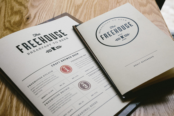 Freehouse #brand #menu