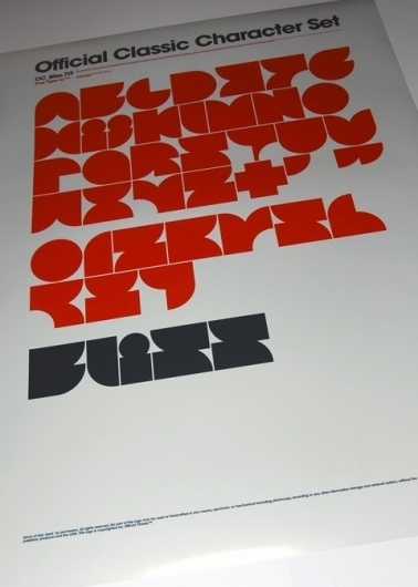 Typo posters, 2009. on the Behance Network #official #classic #design #graphic #typeface #typography