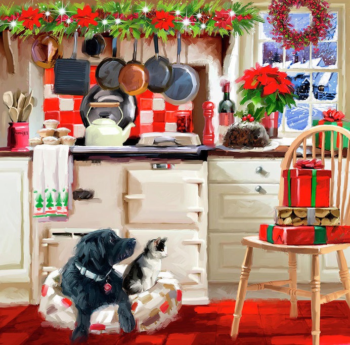 christmas paint by number & step by step easy christmas paintings #painting