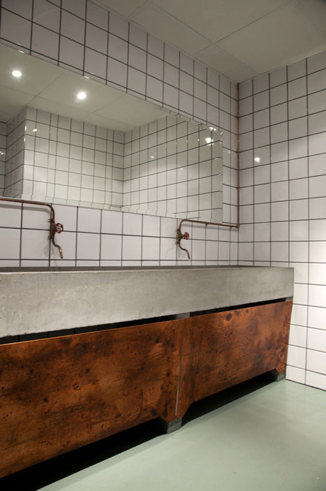 concrete & copper #concrete #copper #interior
