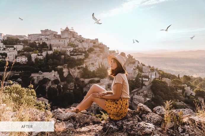Flying Seagulls Photoshop Overlay – 31 High-quality Photoshop Overlays