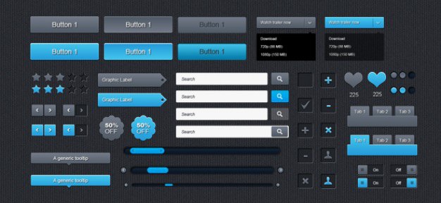 Free ui psd set Free Psd. See more inspiration related to Ui, Psd, Set and Horizontal on Freepik.