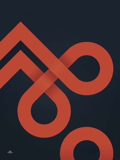 45 Creative Poster Designs #peaks #infinite #loops