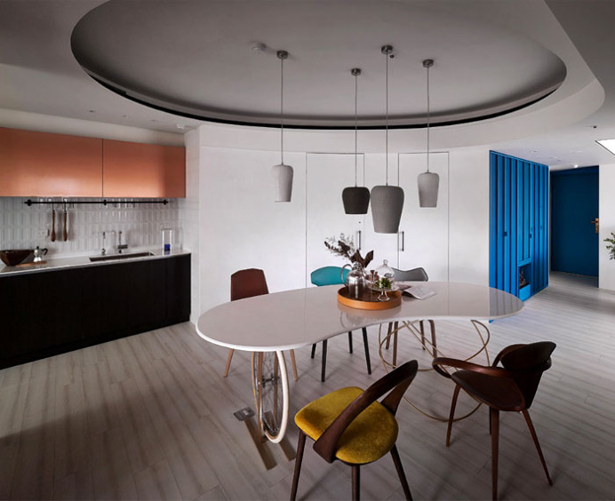 Colorful Home in Taipei by Waterfrom Studio - #decor #interior #home