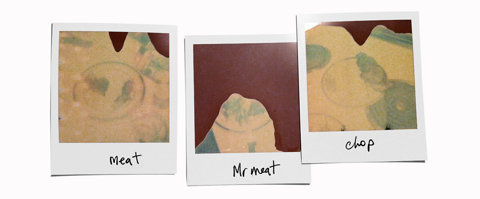 Caution Children Playing #food #people #polaroid #meat #photography #mr