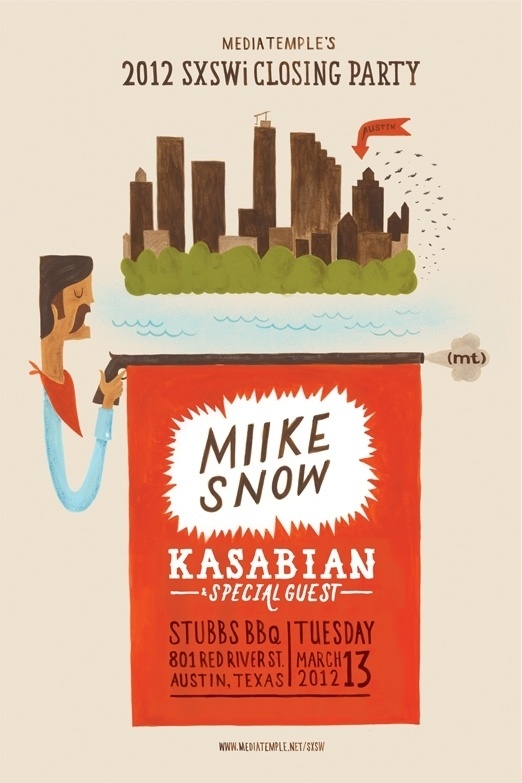 (MT) / SXSW - Yours, Roxanne #illustration #poster