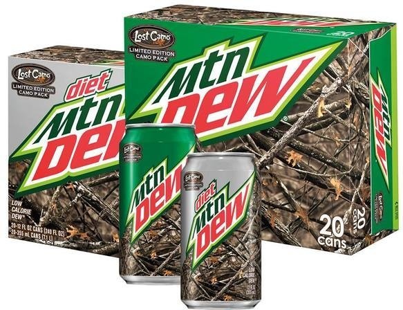 mountain dew camo pack - Google Search #packaging #camoflauge #food