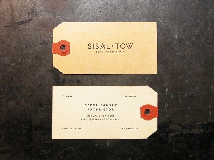 Sisal & Tow Hang Tag