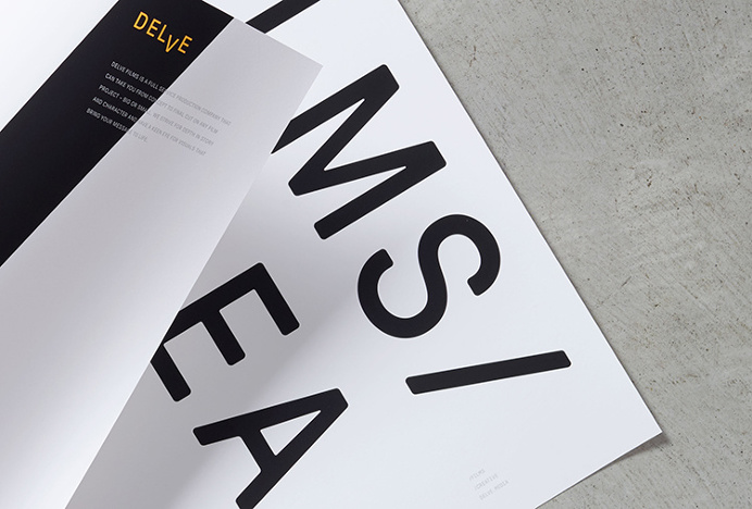 Delve by Moniker #branding #poster