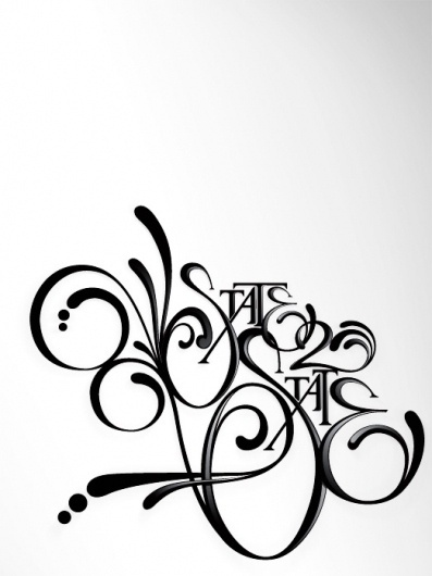 State 2 State : NKeppol #print #flourish #poster #typography