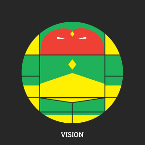 Projekt Sirkols #circles #hero #avengers #vision #sknny