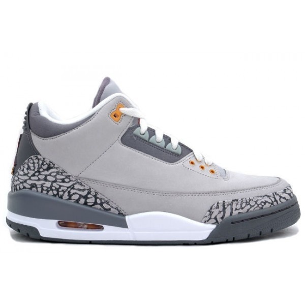 Nike Air Jordan 3 III Retro-Silver Sport Red-Light Design #iii #air #jordan #retro #3 #nike