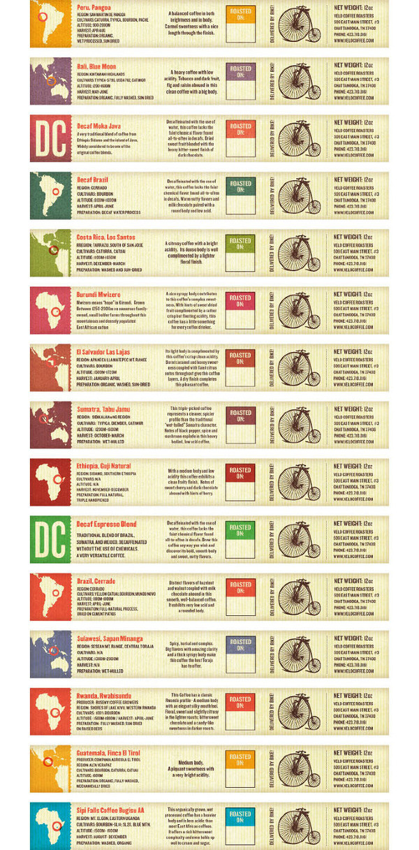 Coffee Labels #coffee