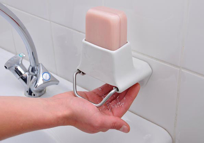 Soap Flakes offers and economical and sanitary way of using your soap, by only using what you need and making minimal physical contact with #modern #lifestyle #design #product #industrial