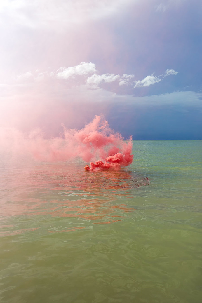 Colorful Smoke in European Landscapes