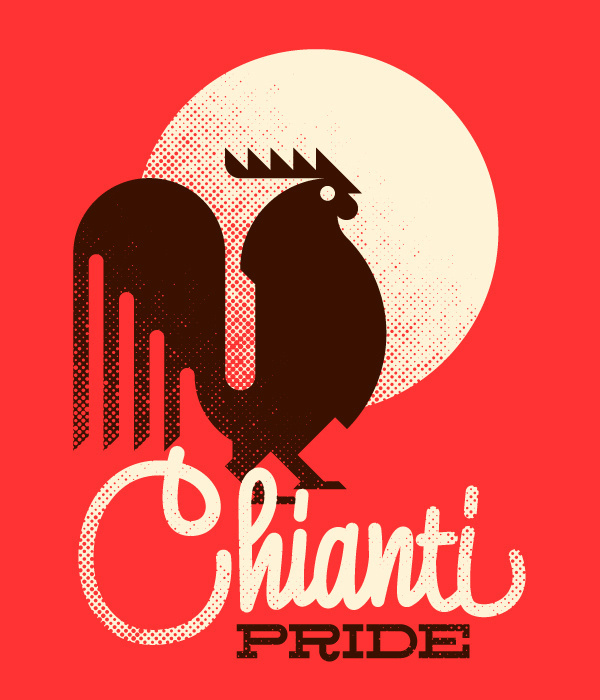 Chianti Pride, by Goran #inspiration #creative #red #design #graphic #illustration