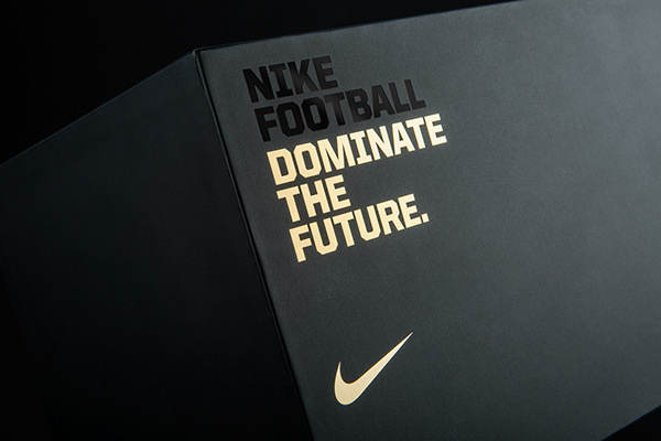 Hovercraft Studios. #nike #gold #typography
