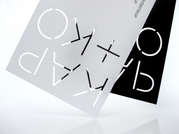 Kap+Ko identity, by Capaz Creative Journal #die #cut #light
