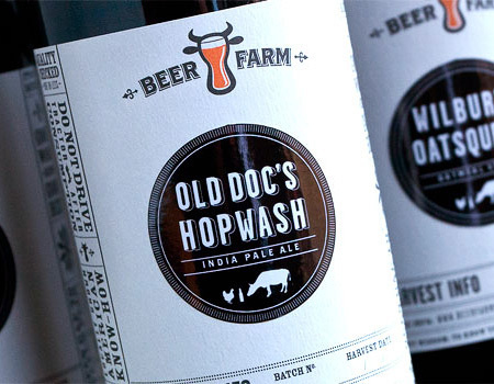 Beer Farm #packaging #beer #label #bottle
