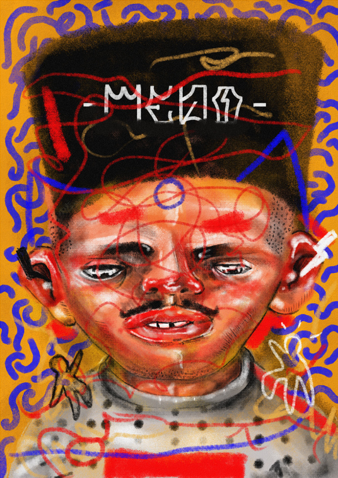 #illustration #child #digitalpainting #digital #painting #kids #play #player #pixo #medo #photoshop #rap #supreme #poster #fineart