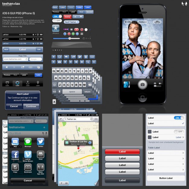 Iphone ios 6 gui in psd Free Psd. See more inspiration related to Design, Iphone, Psd, Application, Interface, Files, Ios, Gui, Source, Application design, Interface design and Version on Freepik.