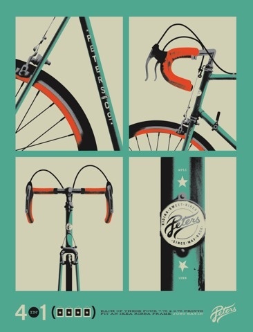 FFFFOUND! | Artcrank 2011 Process | Allan Peters Advertising and Design Blog #allan #peters #bike #poster #type